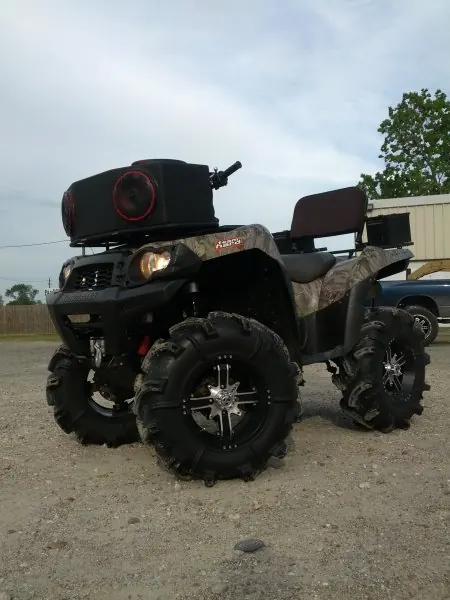 Lifted ATV